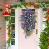 Artificial Spring Wreath Decor Wreath Home Decoration Spring Wreath Flower Wreath Floral Spring Artificial Wreaths