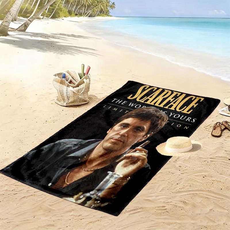 Power Ambition Scarface beach towel beach soft swim Absorbent bath towel seaside Fashion printing beach towel Travel and vacation towels