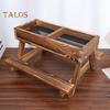 Chicken Picnic Table Handmade No Waste Chicken Feeder And Waterer Wooden Coop Feeder Accessories for Chicken Wildbird Duck Squirrel