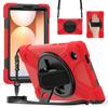 Heavy Duty Case for Samsung Galaxy Tab A11 8.7 inch SM-X130 SM-X135 PC + Silicone Tablet Cover for Tab A11 8.7" with Strap