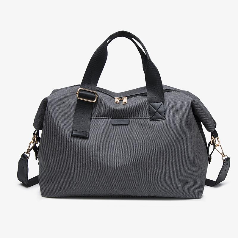 Fashion Outdoor Travel Bag Canvas Separate Fitness Bag Simple Leisure Large Capacity Student Luggage Storage Bag