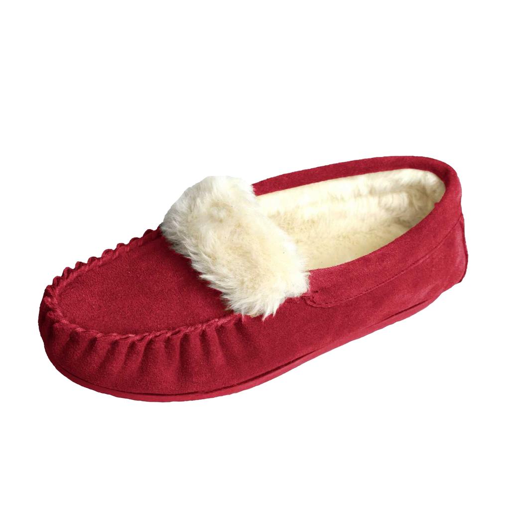 Eastern Counties Leather Womens/Ladies Zoe Plush Lined Moccasins
