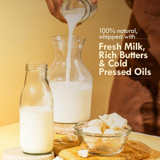 Крем для рук Nat Habit Berry Vanilla Fresh Whipped Hand Malai с маслом ши для мужчин и женщин, мягкие и эластичные руки (30 мл)