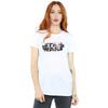 Star Wars Womens/Ladies The Last Jedi Spray Logo Cotton Boyfriend T-Shirt
