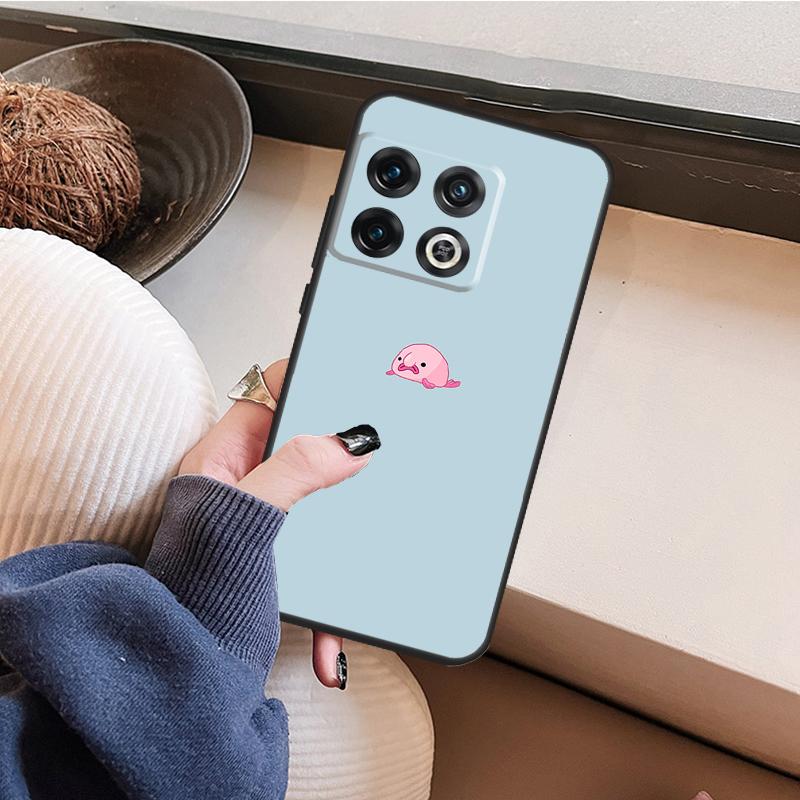 Мультяшный рыбо-капля Чехол для OnePlus 15 13 12 11 12R 10R 13R 15R 10T 8T Для OnePlus Nord 5 CE 2 3 4 Lite N20 N30