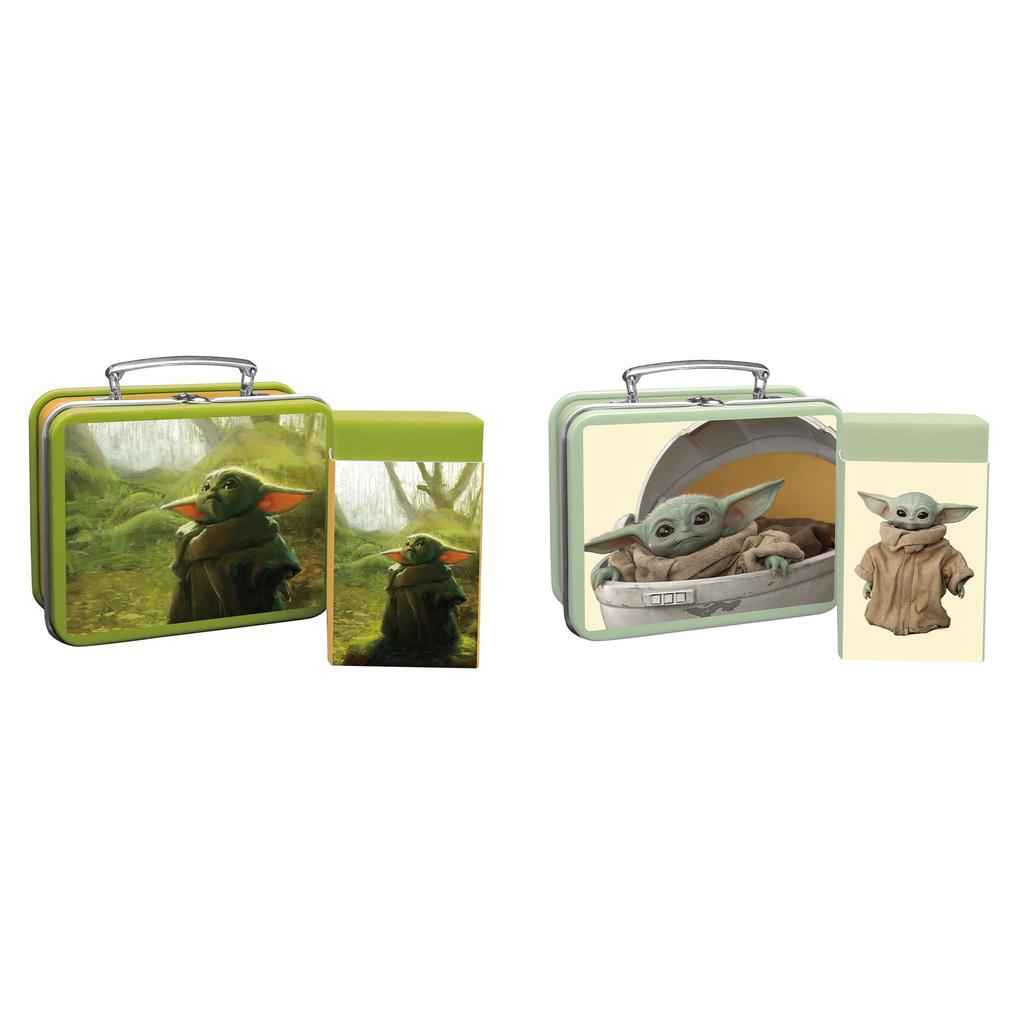 Metakeshi Star Wars: The Mandalorian Series 5 (Box of 10) Black, Approx. 5 X 7 X 3 Cm (Tin Case), Approx. 5 X 3 X 1 Cm (Eraser) MT-KS #05
