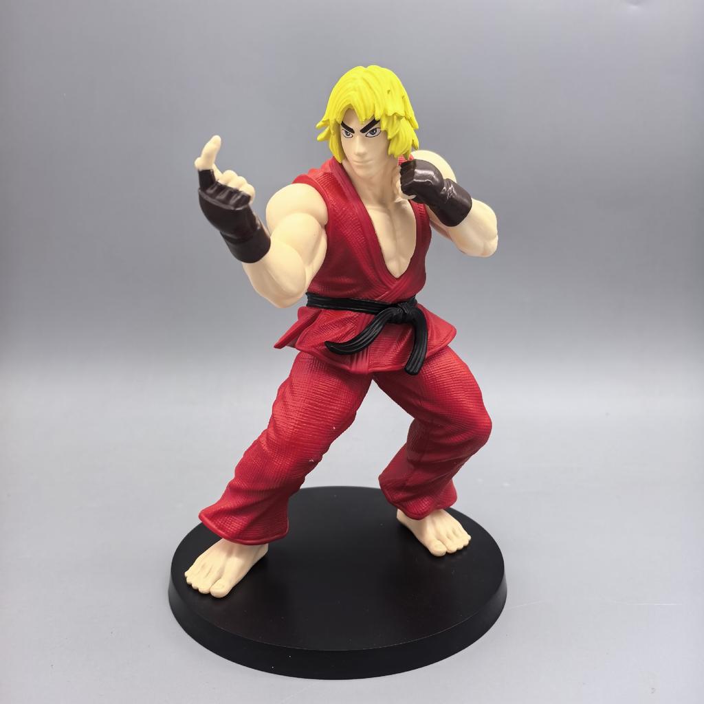 17см Аниме Street Fighter Файтинг Фигурка Действия Кен Мастерс Хоши Рю ПВХ Кавайные Игрушки Куклы Декор Комнаты Подарок Для Мальчиков