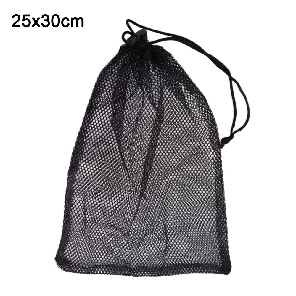 Нейлоновый мешок для белья, черный сетчатый мешок, прочный мешок для хранения на шнурке