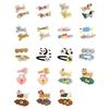 Unique Cats Eating Fish Hair Clasps Hair Decoration Resin Hairpieces Hair Clip Party Headwear For Girls And Ladies