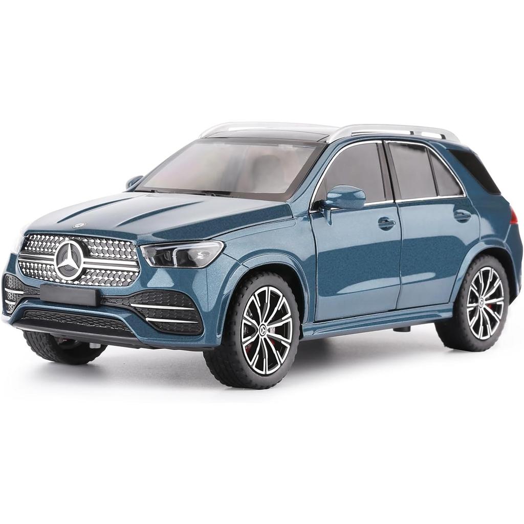 1/24 масштаб, литой игрушечный автомобиль Benz GLE 350 из сплава со звуком и светом, коллекционная модель автомобиля для детей, подарок