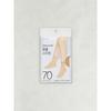 Daiso Ankle Stocking 70d Apricot