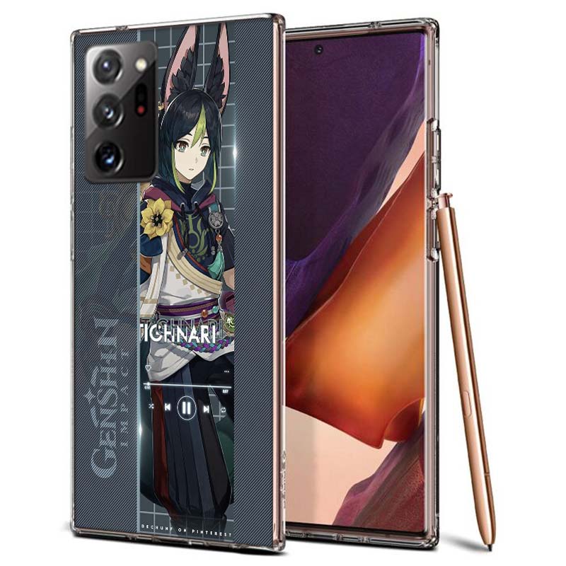 Чехол для телефона Genshin Impact Тигнари для Samsung A55 A35 A25 A15 A07 A05S A16 A17 A26 A36 A37 A56 A57 Galaxy Note 20 10 A50S A71 A