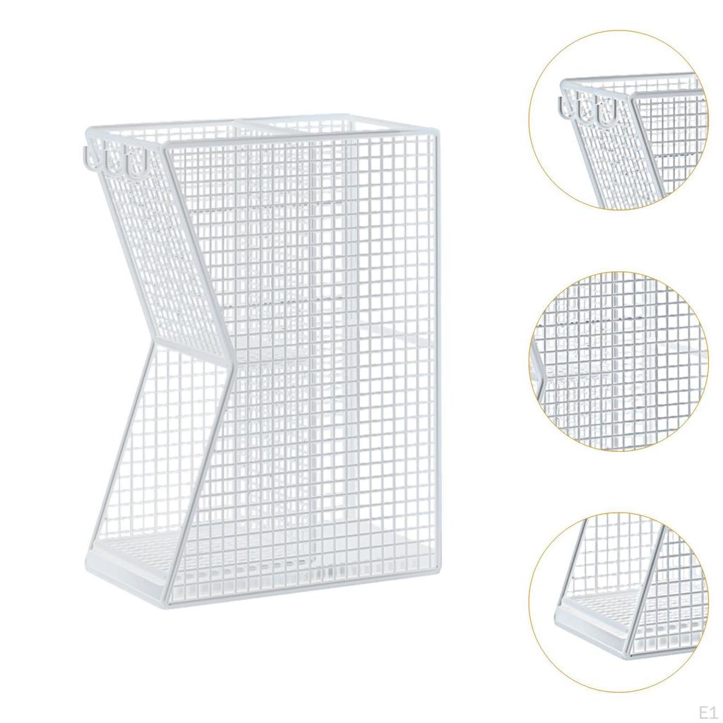 Umbrella Rack Organizer with Drip Tray Stable Creative Convenient Holder Storage