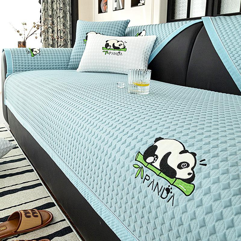 Летняя ледяная подушка для дивана из бобов Новая освежающая подушка-мат Улучшенный чехол для дивана из прохладной бобовой кожи Прохладная подушка