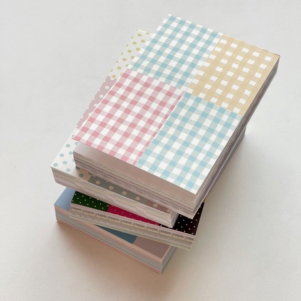 New Polka Dot Memo Pad M5 Colored Sticky Notes DIY Non Adhesive Note Pad Scrapbooking