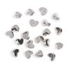 Heart Pattern Decoration Clothing Sewing Buckle DIY Doll Clothes Mini Buttons Metal Buckles