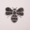 Exquisite Rhinestone  Lovely Bee Patches Appliques For Kids T-shirts DIY Iron Sticker For Clothing