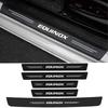 Carbon Fiber for Chevrolet Equinox 2024 Car Door Sill Anit Kick Film Trunk Guard Protective Decals Front Rear Threshold Stickers amp123