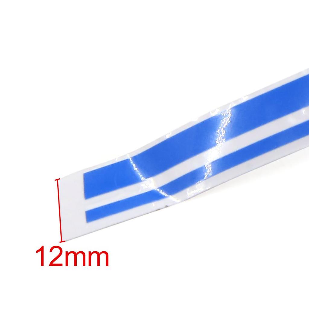 uxcell Car Stripe Tape Pinstripe Double Line Decorative Sticker Vinyl 12mm Blue