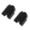 Set of 2 Handlebar Riser Mount Clamps - Aluminum Alloy Replacement for Yamaha XT1200Z Super Tenere 2010-2014 (Black)
