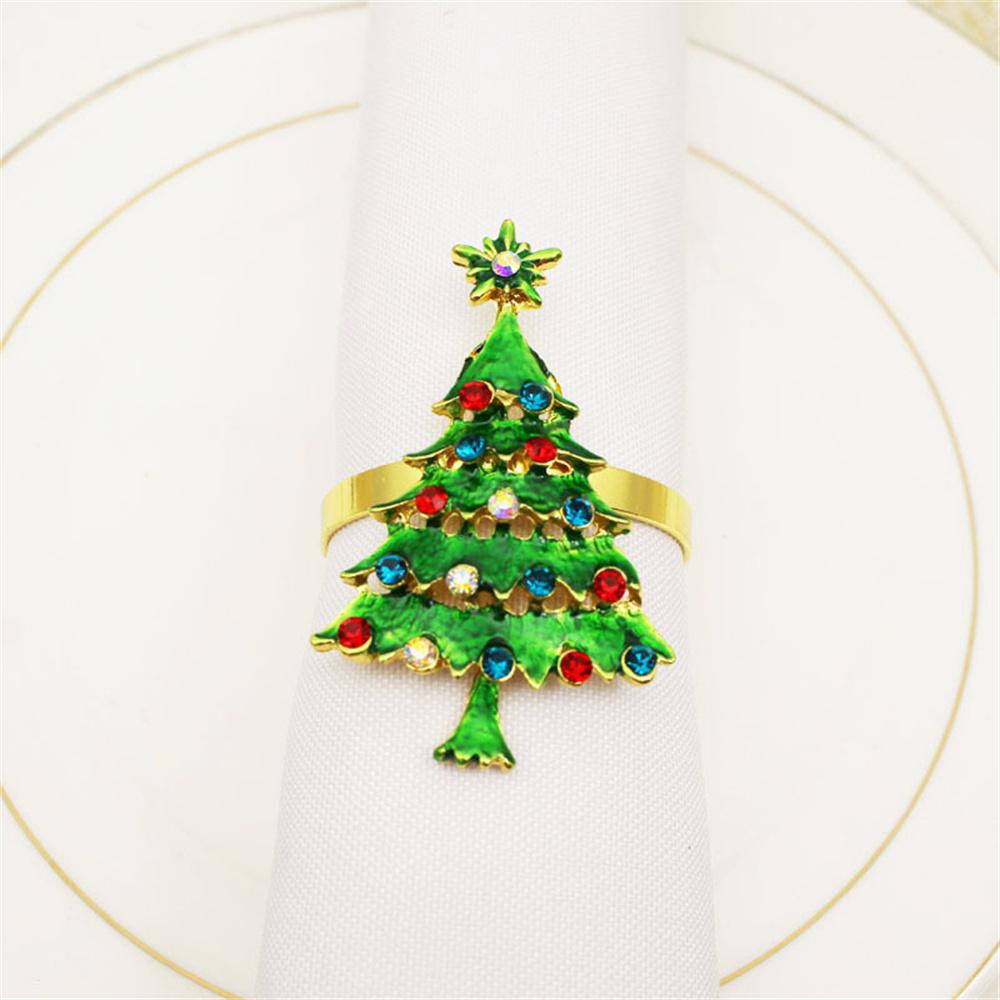 Christmas Wedding Napkin Rings Christmas Tree Christmas Tree Napkin Rings Xmas Napkin Rings Holder Elegant For Wedding Home