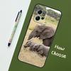 Elephant Baby Nature For Xiaomi Redmi Note 12S 11S 10S 9S Note 12 8 9 10 11 Pro Phone Case For Redmi 12 9 C 10C