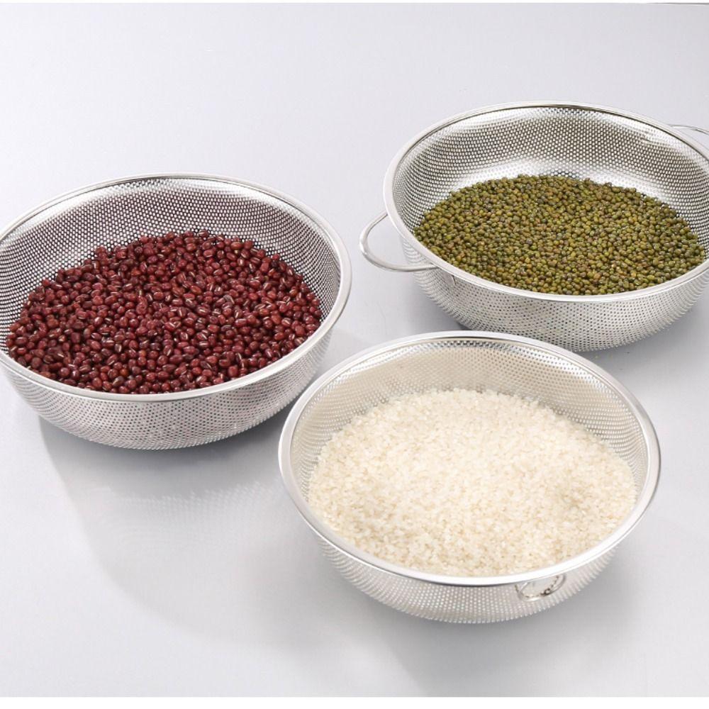 Овощи Сито с мелкой сеткой Миска для мытья фруктов Мелкая сетка Практичный дуршлаг Дуршлаг Дом