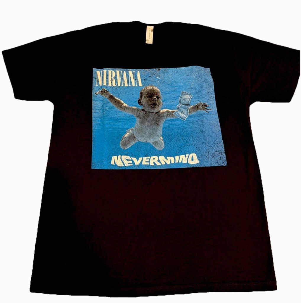 NIRVANA “NEVERMIND” T-SHIRT LARGE!
