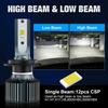 2 шт. H7 Led H4 H1 H8 H11 9005 HB3 9006 HB4 H27 880 881 Светодиодные лампы 30000LM Автомобильные фары Canbus 3570 CSP Auto Turbo 6000K Белый 12 В 24 В