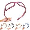 Женская повязка на голову Нескользящие зубчики Дизайн оправы для очков Акриловый материал Легкий обруч для волос Аксессуары для волос
