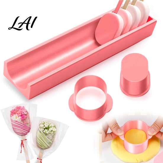Reusable Baking Molds Cake Pop Mold Set DIY Oval Shape Molds Durable Dessert Making Supplies PLA Tools for Birthday Parties And Weddings Cookie