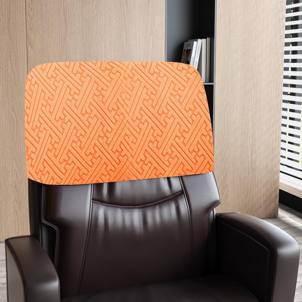 Dust-proof Chair Head Cover Stretchable Hand Washable Chair Back Protection Comfortable Thickened Elastic Chair Cover