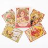 Romantic Lenormand Oracle Cards 37Pcs Deck English Vision Art Nouveau Floral Motifs for Party Board Playing Games