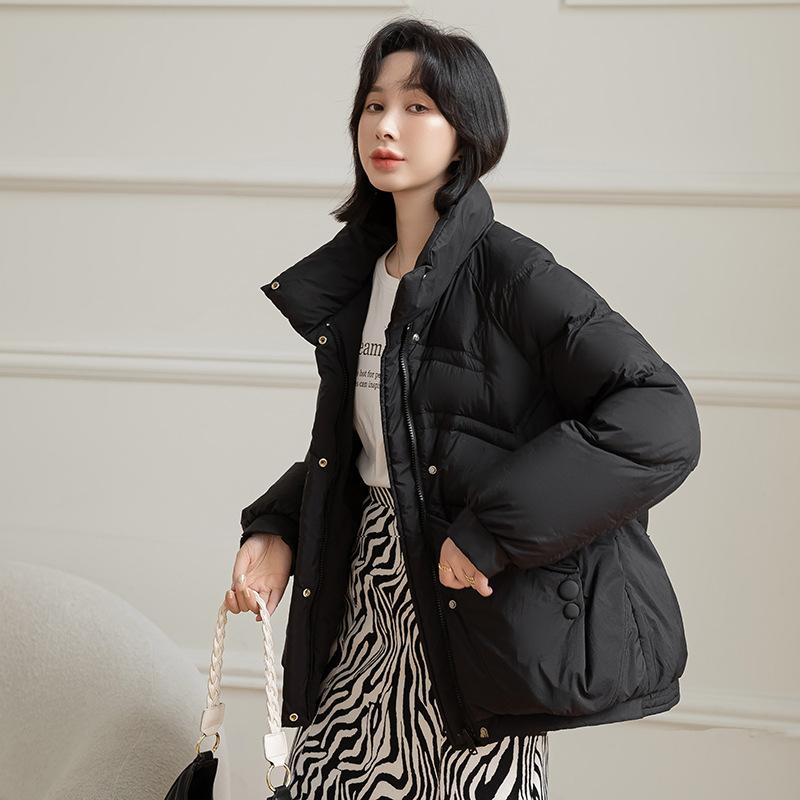 Пуховик женский высокого класса женская одежда новое зимнее пальто корейская версия короткий высококачественный 90 пух утиный пуховик