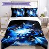 SubZero 3pcs Bedding Set Duvet Cover Closure Includes 1 Duvet Cover & 2 Pillowcases for All Seasons Bedroom Home Dorm Decor
