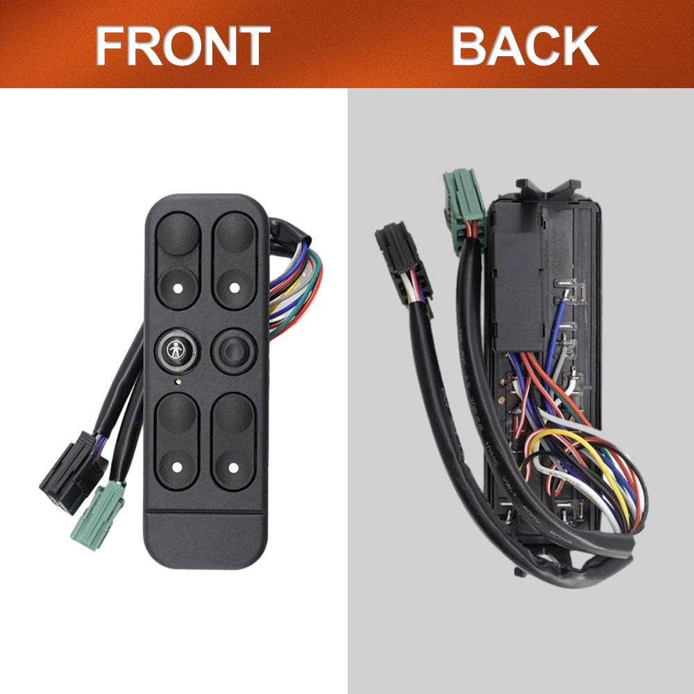 7 and 7 Pins Left Hand Drive Window Regulator Switch Plastic and Metal 90312109 1240600 Fit For Opel Vectra 1988-1995