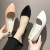 Совершенно новые горячие распродажи Синий Красный Желтый Черный Зеленый Глянцевая лакированная кожа Женские нюдовые балетки Женская обувь 2024