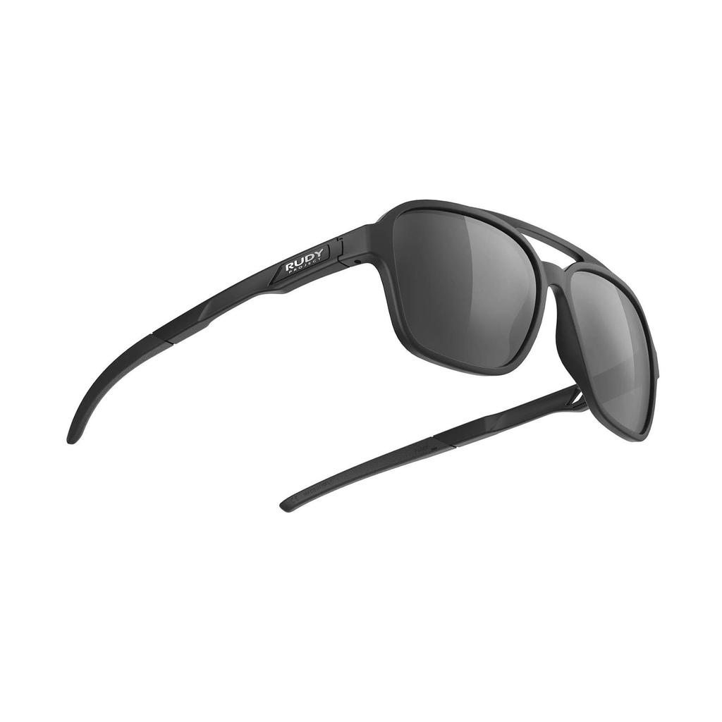 CROZE Black Lens 57mm [RUDYPROJECT] Sunglasses, Matte/Smoke, Width