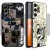 Чехол для телефона Jujutsu Kaisen Кэнто Нанами аниме Для Samsung Galaxy S26 S25 S24 S23 S22 S21 Plus Ultra Note20 Мягкий Черный