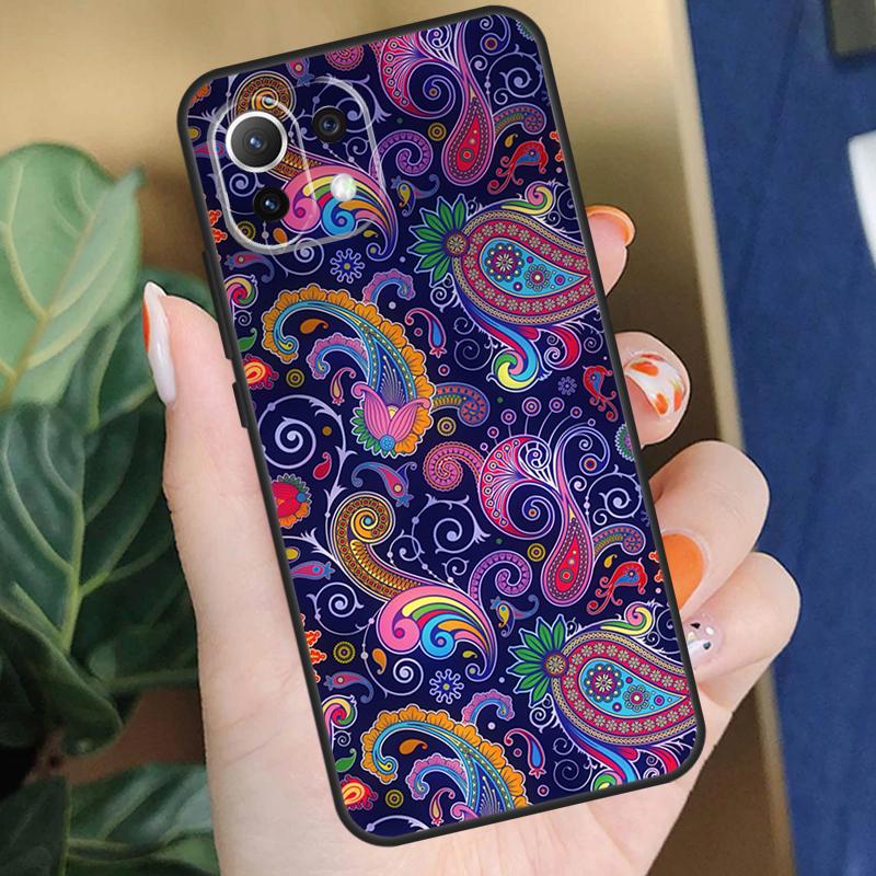 Чехол с узором пейсли для Xiaomi 17 Pro Max 14 15 Ultra 13T 14T 15T Pro POCO F8 F7 F5 F6 X5 X6 X7 Pro