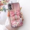 For Motorola Moto E13 Case Moto E14 Luxury Flowers Butterfly Painted Cover Soft Silicone Case For Motorola E14 E 13 MotoE13 Bags