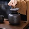 Креативная черная фиолетовая глиняная банка для чая Керамический чайник герметичная банка для конфет руда фиолетовая Художественная банка для чая Влагостойкая герметичная банка для хранения