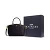 Coach Сумка через плечо Sadie 30 с золотыми металлическими акцентами из фактурной кожи Женские сумки Черная CCM70-IMBLK