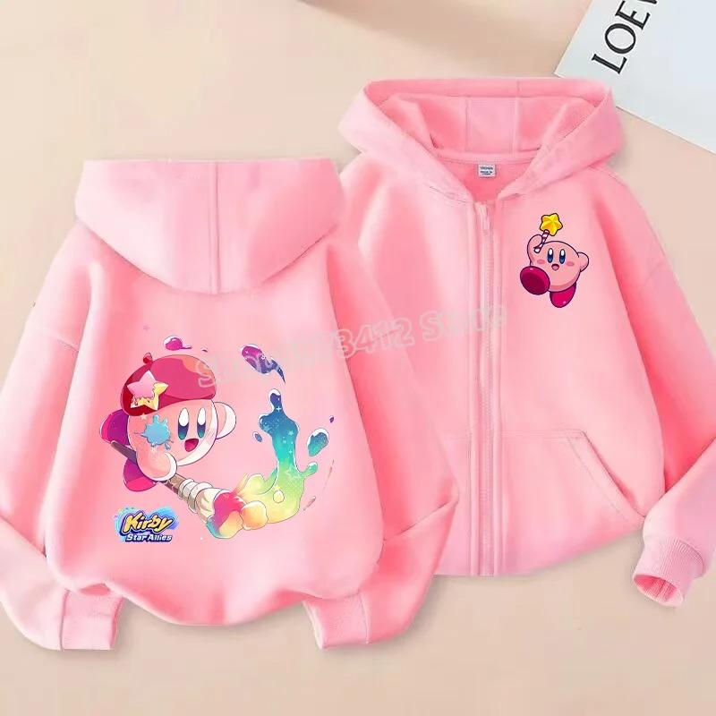 Child Clothing Personalized Fashion Cute Zipper Coat Girl Autumn Jacket Kid Clothes Cartoon with Hooded Sweatshirt