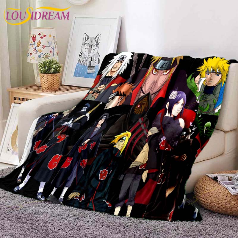 Одеяло Наруто, одеяло с рисунком Наруто, пододеяльник для дивана, дорожное постельное белье, фланелевое одеяло, покрывало