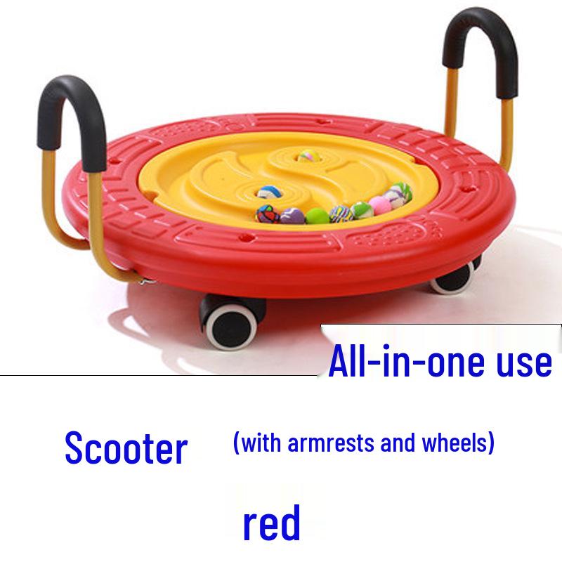 Детский сенсорный тренировочный самокат и набор балансировочных дисков