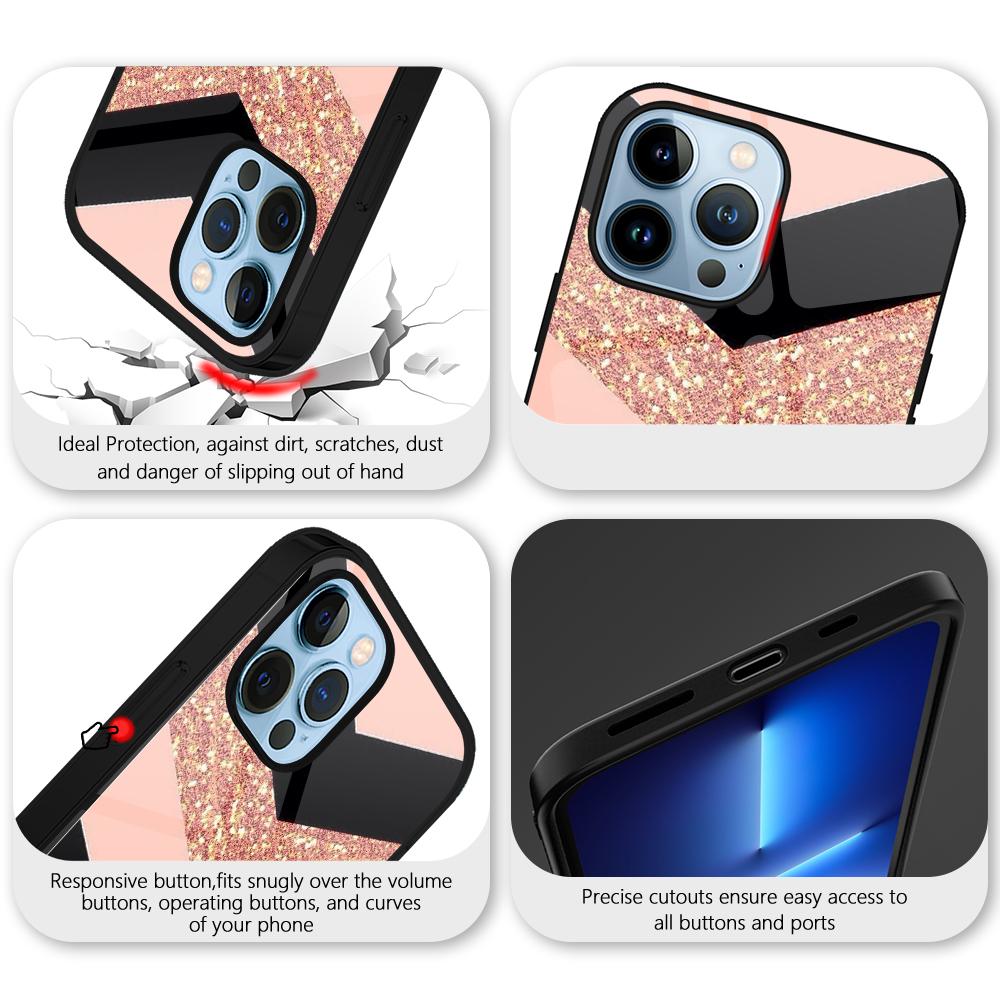 Чехол для телефона Love Heart Capas для Iphone 14 13 11 12 Pro Max Mini Xs Xr X, чехол из закаленного стекла для Iphone 7 8 6s Plus Se 2022