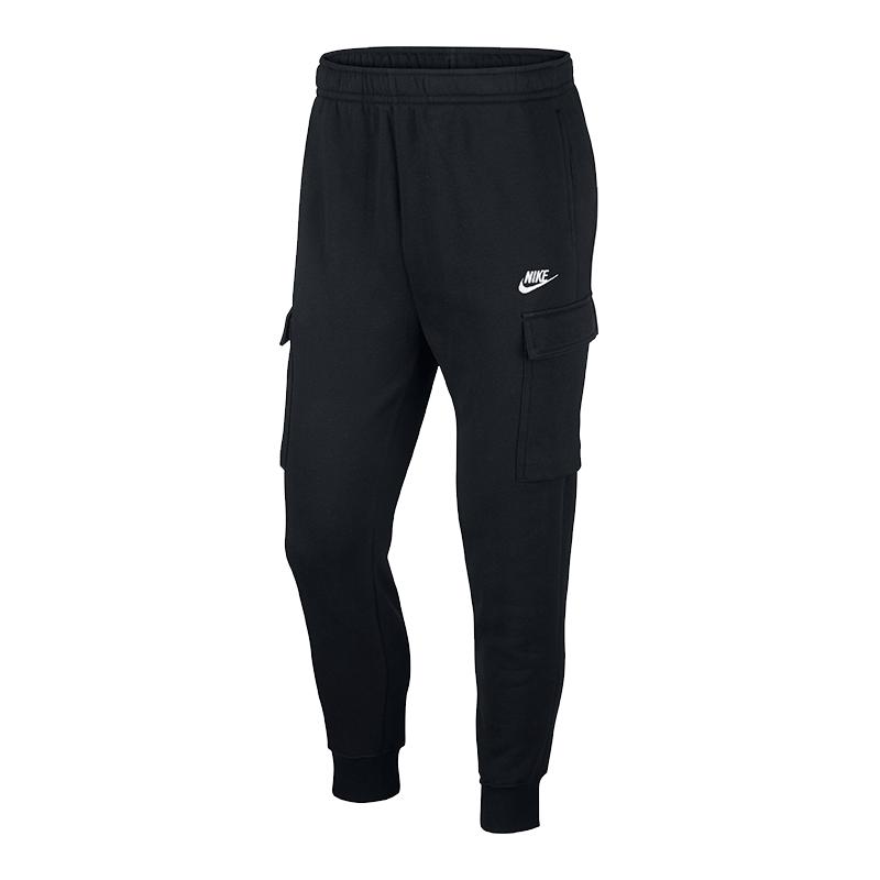Nike Мужские спортивные брюки из флиса зауженного кроя