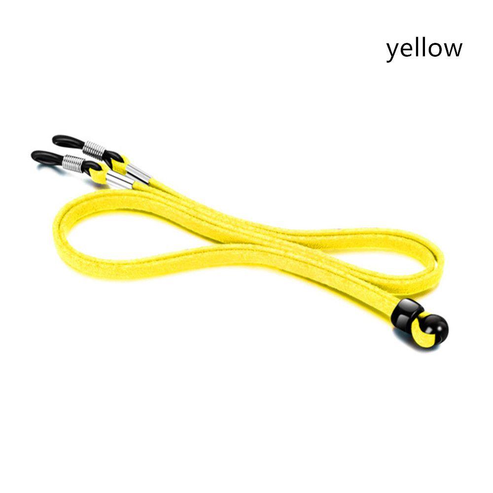 Adjustable Leather High Elasticity Neck Straps Reading Glasses Chain Anti-lost Face Mask Lanyards