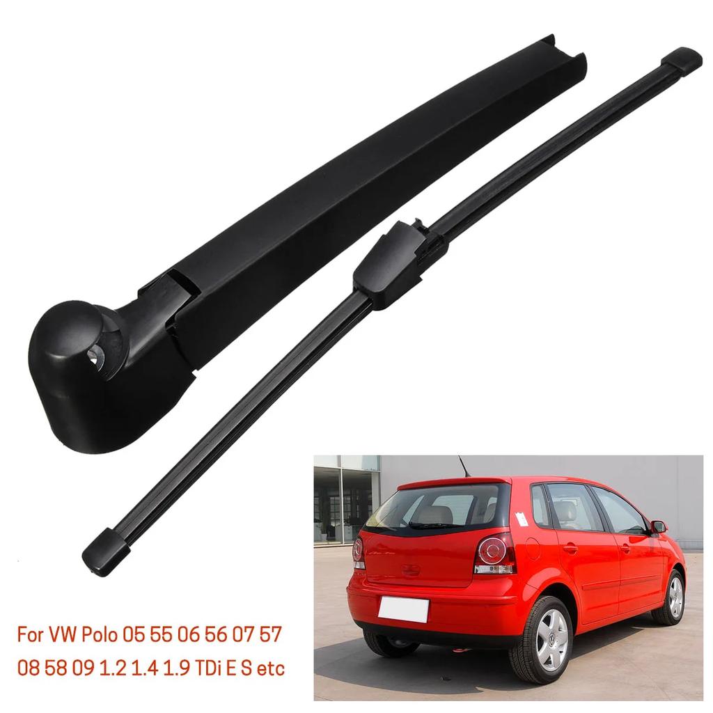 325mm Car Rear Windscreen Wipers Wiper Arm Blade for VW Polo 2005 55 2006 56 2007 57 2008 58 2009 1.2 1.4 1.9 TDi E S